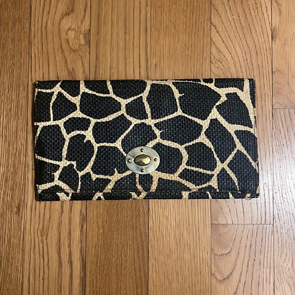 H&M Clutch Handbag black and tan